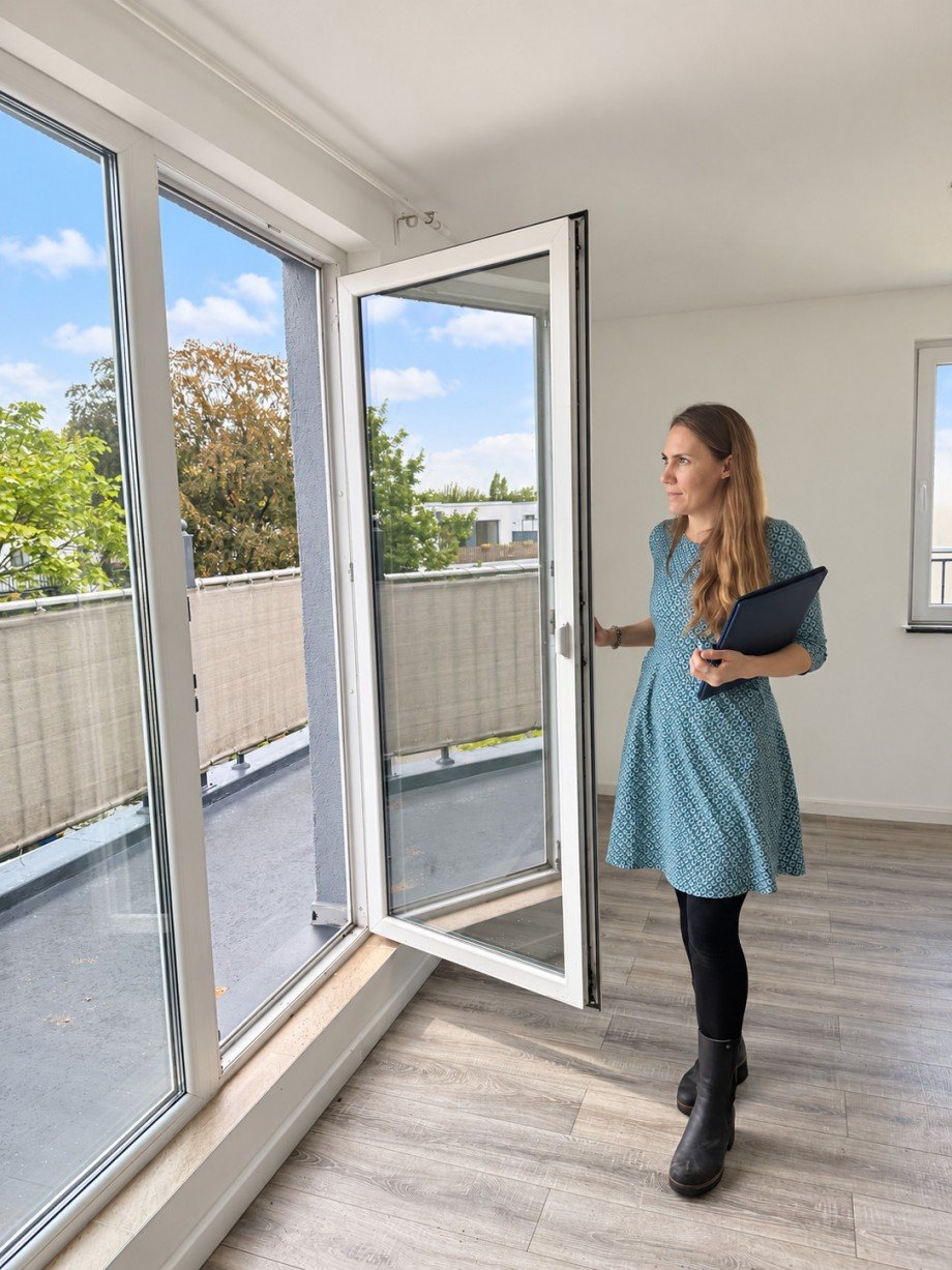 Balkonzugang_Besichtigung Penthousewohnung Hamburg