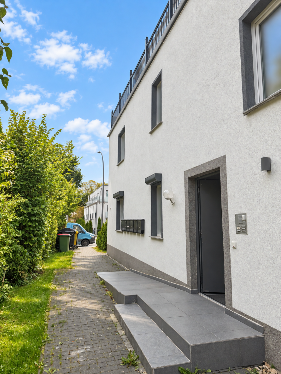 Hauseingang Penthousewohnung Hamburg
